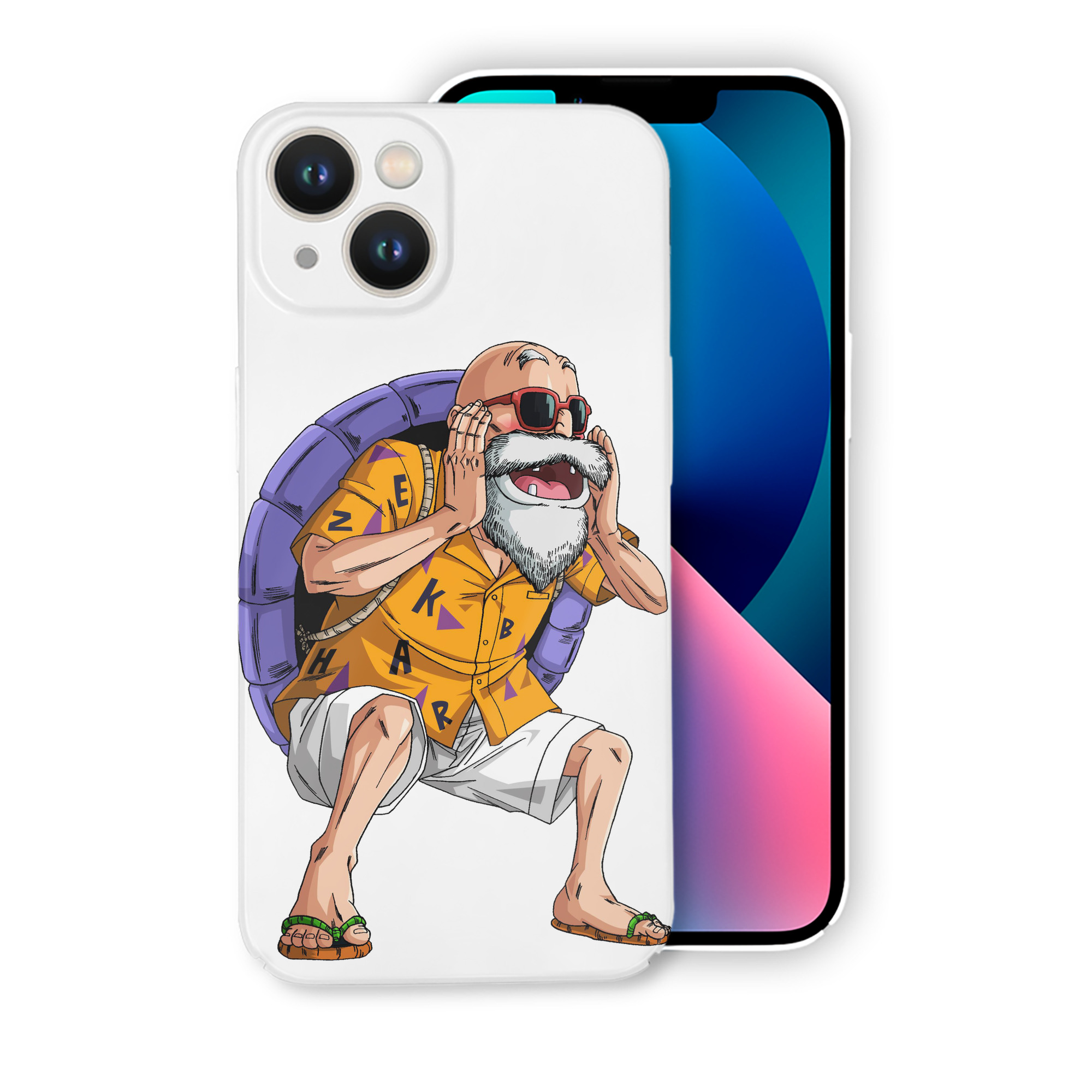 （画像用） ドラゴンボール 亀仙人（かめせんにん） DRAGON BALL Master Roshi Kame Sennin 【iPhone 14シリーズ対応】ハードケース